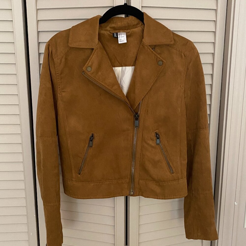 Divided by H&M Faux Suede Moto Jacket US Size 4
